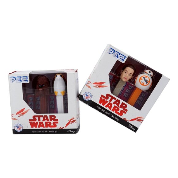 Star Wars Chewbacca & Porg and Star Wars Rey & BB-8 Set - Picture 1 of 3